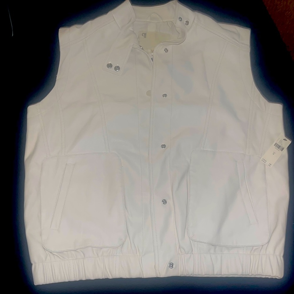 Brand new soft leather vest.